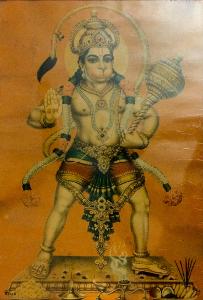 Who is the monkey god in Hindu mythology?