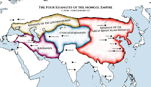 Who was the founder of the Mongol Empire?