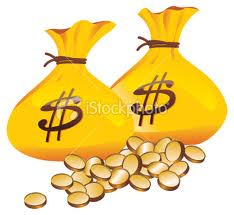 You have 2 identical money bags. One is filled with small coins. The other is filled with coins twice the size and value of the other. Which of the bags is worth more.