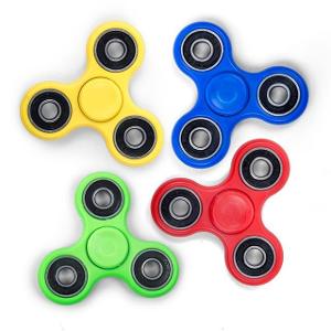 Which colors are the fidget spinners?