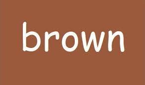 who has brown hair?