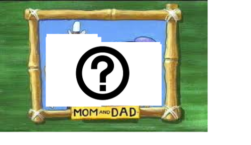 What shapes are Sponge Bob's mum and dad??