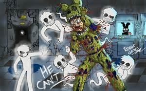 How did Purple Guy get into the Spring Trap suit?