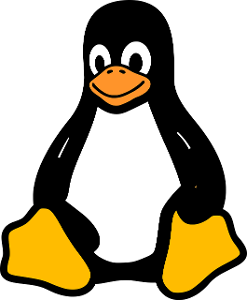 Which operating system uses a penguin as its logo?