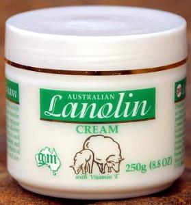 What is lanolin used in?