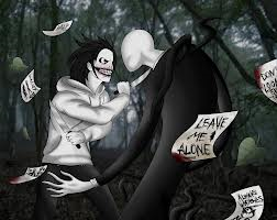 You and Jeff walk into slender woods and your hear something in the bushes and trees. What would you say to Jeff?