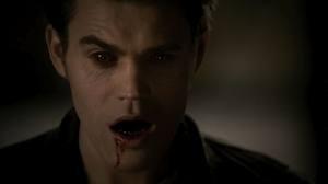 What made Stefan really crazy about human blood in the season 2 finale?
