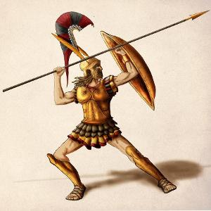 According to the greek stories, what was the main weak-spot of the greek hero Achilles? (one word)