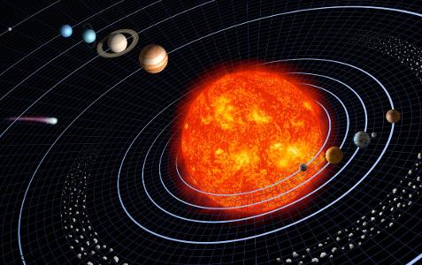 Who is credited with the discovery that the Earth revolves around the Sun?