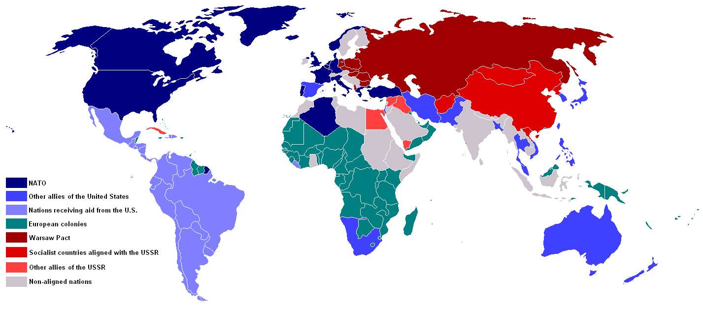 What event marked the beginning of the Cold War?