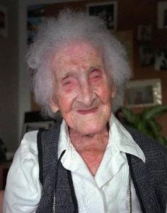 How old was the oldest person ever when she died?