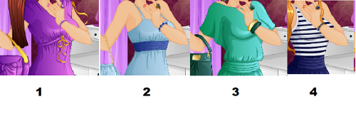 Your going out to a party. What do you where? Look at the pictures and matching number. Then select the number of the dress you like. Make sure you click the picture to see it big!