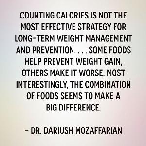 Do you focus on calorie-counting?