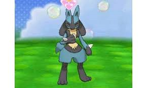 *Dark sends out Lucario * pet him to see if you can handle  Pokémon