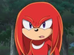 Sapphire: Hi I am here with Knuckles! Knuckles: How did I get here again? Sapphire o.ou...anyway hi everyone!