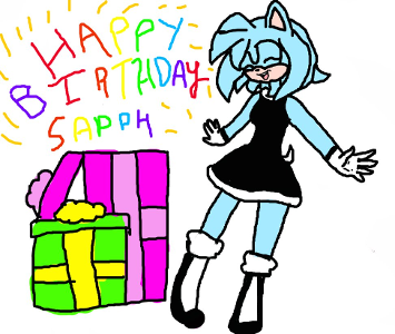 First of all, Happy Birthday @SapphireTheHedgehog!