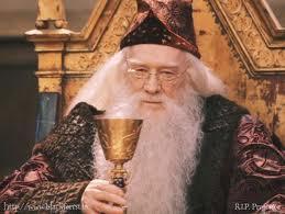 WHICH WELL KNOWN BRITISH ACTOR PLAYED ALBUS DUMBLEDORE IN THE FIRST TWO FILMS OF HARRY POTTER?