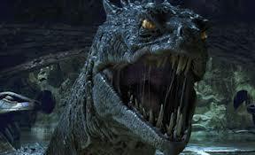 Which type of magical creatures flee from the basilisk as they are scared of them in Harry Potter and the Chamber of Secrets?