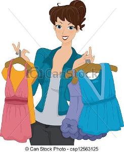 Shopping for clothes or accesories
