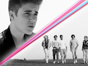 Who do you feel more excited about when their songs come up? Justin Bieber or One Direction?