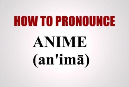 How does dan pronounce anime?