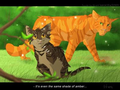 Why is Goldenflower annoyed with Fireheart?