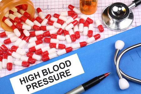 What is the term for high blood pressure?