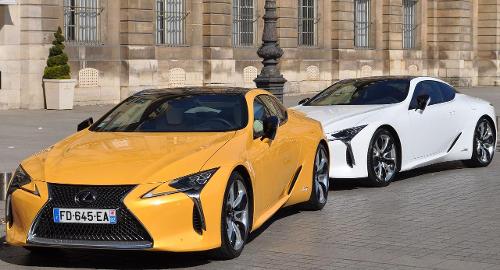 Which automotive company owns the luxury brand Lexus?