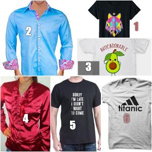 pick a shirt/ t-shirt
