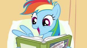 Who changed Rainbow Dash's mind about reading?