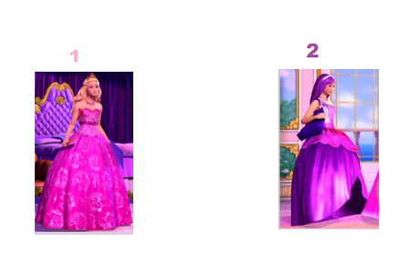 Which dress do you like better 1 or 2? (p.s click the picture to make it bigger)