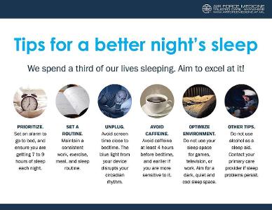 How often do you get a good night's sleep?