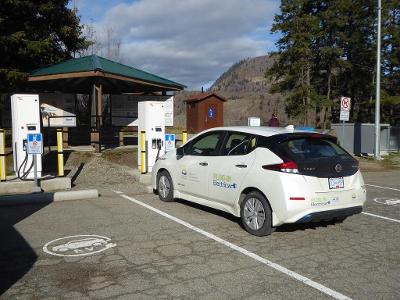 What is the typical charging time for electric cars at public DC fast charging stations?