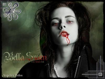 What was Bella's first prey after becoming a vampire ?