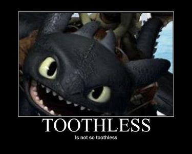 What was Toothless original design?