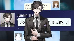 Does Jumin Han is gay?