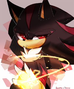 Later, Sonic and you decide to pay Shadow a visit. When your both at his house you...