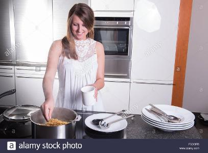 Does she cook for you?