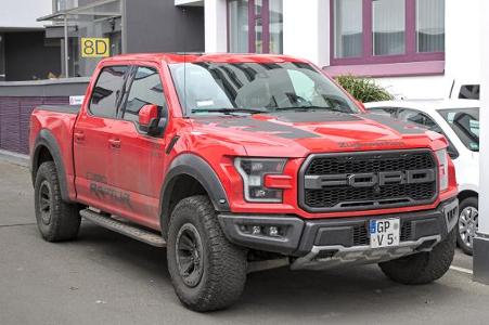 What does the 'Raptor' designate in Ford trucks?