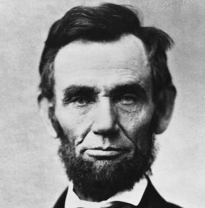 All right. Let's ask Abraham Lincoln a question. Abraham Lincoln: What does your character think of the phrase "A house divided cannot stand?"
