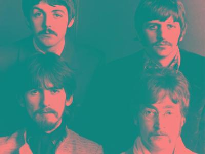 When the Beatles first started playing at an underground bar what did people do to get them off the stage?