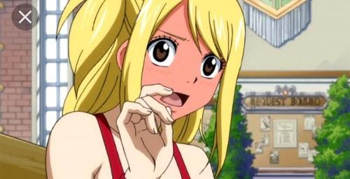 Who does Lucy love? Lucy: uh, uh... don't tell! -face palms-