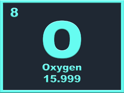 What is the chemical symbol for oxygen?