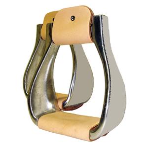 What style uses the type of stirrups pictured?