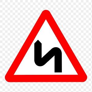 What does a red double arrow sign mean?