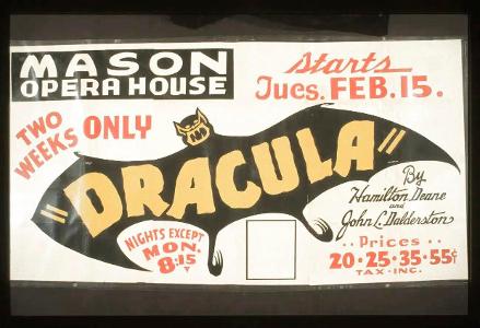 What is the name of the author who created the character of Dracula?