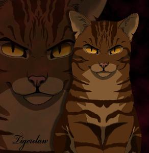 Why was Brambleclaw's father, Tigerstar, banished from Thunderclan?