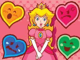 What were the 4 emotions were in Super Princess Peach