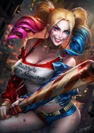 What colour is harley's normal hair?