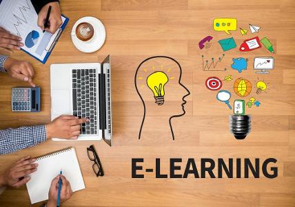 Which technology is commonly used for online learning?